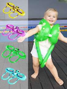 2024 New Inflatable Alien Design Colored Pvc Swimsuit Floating Row For Pool Beach Floating - Alien Green - View 1