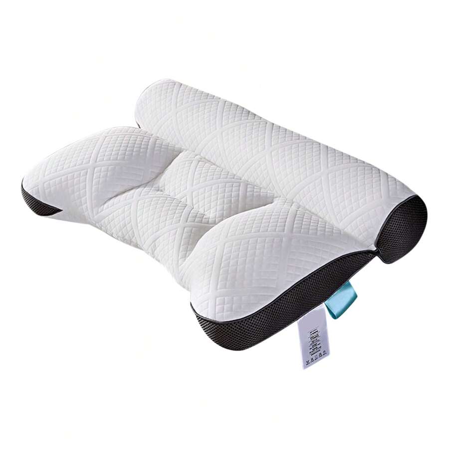 FXLTSBL Ergonomic Velvet Pillow - Neck Support, Comfortable Sleeping Pillow, Neck Pain Relief, Anti Traction Neck Pillow - Grey - View 1