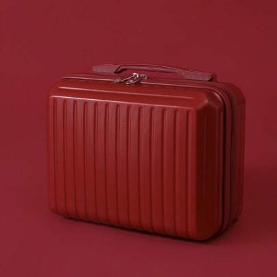 14-Inch Women's Carry-On Luggage Cosmetic Bag, Mini Storage Box, Company Gift, Retro Fashionable Lightweight Luggage, Student's Birthday Souvenir, Multi-Functional Luggage, Cute Storage Box, Portable Retro Lightweight Carry-On Luggage, Travel Lockable Cabin Luggage, Small Lightweight Storage Cosmetic Bag, Student's Birthday Souvenir, New Luggage, Mother's Bag, Handheld Cosmetic Bag, Multi-Functional Portable Small Box, Shoulder Bag, Women's Fashionable. Durable Suitcase Trip School Holiday Honeymoon Vacation Study Abroad Graduation Men Boys Girls