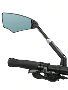 WEST BIKING Ein WEST BIKING Anti-Glare Fahrrad-Rückspiegel für Links - Ausziehbar, bruchsicher, Mountainbike-Reflektor Radfahren Ausrüstung