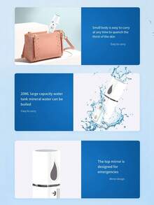 New Cold Spray Hydration Device Handheld Portable Hydration Device Beauty Sprayer Rechargeable Nano Mist - White - View 3