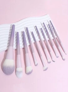 10 piezas Pincel de maquillaje, pincel de maquillaje lleno de herramientas de maquillaje, fácil de establecer fundación, pincel de rubor, pincel de sombra de ojos, pincel de cejas, pincel de contorno, pincel de labios, pincel de sombras para la nariz, maquillaje para la cara, herramientas de belleza,pinceles de maquillaje brochas para maquillaje cepillo maquillaje pincel maquillaje pinceles para maquillaje brochas maquillaje pinceles maquillaje cepillo maquillaje