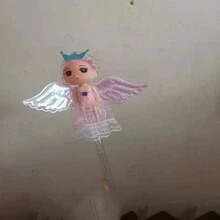 1pc Random Color Angel Doll Light Stick With Replacement Parts - Multicolor - View 8