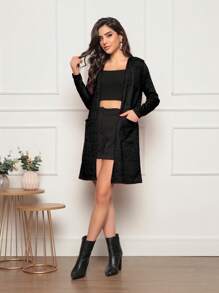 Women Coats - màu đen - Xem 4