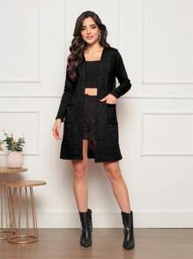 Women Coats - màu đen - Xem 3