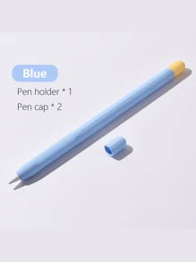1pc Silicone Case With Anti-Lost Strap And Cap Holder Compatible With Apple Pencil 1st Gen/2nd Gen Gifts For Mother, Family, Friends, Birthday, Holiday Stylus Pen