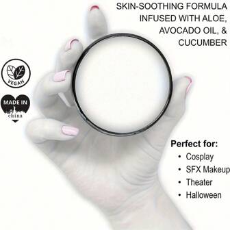 舞台和银幕表演、面部和身体彩绘、特效、美容、角色扮演和万圣节 | 水激活面部和身体彩绘