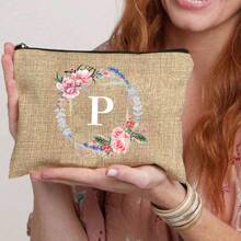 1 túi đựng mỹ phẩm nữ có khóa kéo in chữ bằng sợi polyester, túi đựng đồ, quà tặng tuyệt vời cho gia đình, đồ đựng mỹ phẩm ở ký túc xá đại học, du lịch nam, túi trang trí sự kiện thể thao, túi quà, túi đựng mỹ phẩm vui nhộn in chữ nhiều màu, quà tặng trở lại trường cho giáo viên, quà tặng chị em gái, món quà tuyệt vời nhất cho mẹ, quà tặng sinh nhật, quà tặng kỷ niệm quà tặng tốt nghiệp, túi xách thời trang, đáp ứng nhu cầu du lịch hàng ngày, quà tặng tuyệt vời nhất cho giáo viên, quà tặng cảm ơn thầy cô, quà tặng Ngày nhà giáo tuyệt vời nhất mãi mãi - Màu Khaki - Xem 36