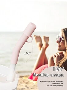 矽膠延伸吸管蓋，可重複使用的吸管蓋，適用於8-10mm吸管防塵塞，玻璃吸管，金屬吸管等