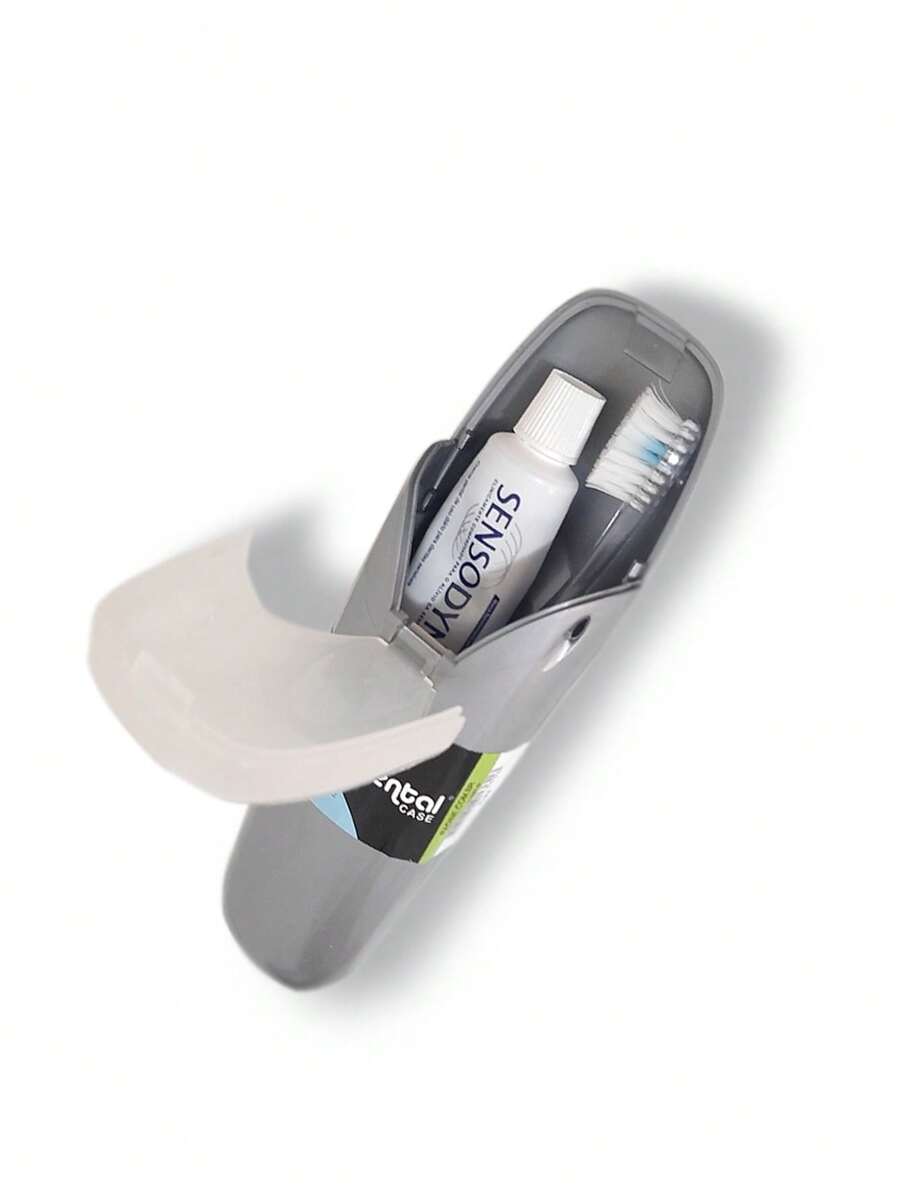 Case Dental com Tampa Automática - Preto - Visão 1