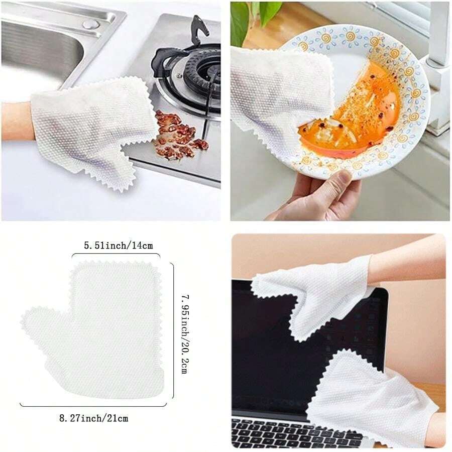 Cleaning Dusting Gloves Slouchy Wiping Gloves Cleaning NonWoven Fabric