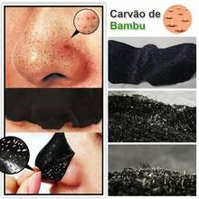 Easy Idea Network Máscara Adesivo Removedor de Cravos, Carvão de Bambu, Limpeza Profunda dos Poros ORIGINAL - 6 Unidades - Visão 8