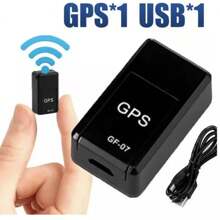 Mini Small GPS Spy Locator For Motorcycle, Car And Children, Real-Time Tracking, Anti-Theft And Anti-Loss Locator, Strong Magnetic Support, Sim Message Positioner - Black - View 2