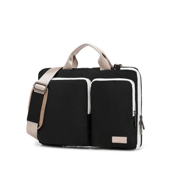 360° Protective Laptop Shoulder Bag Laptop Sleeve Case Bag With 2 Pockets Classroom Laptop Bags Classroom Bags Teacher Storage Bags Classroom Organizer Bags Laptop/Computer/Shoulder Bag Ins/Y189k Style Portable Women/Men/Girl/Boy/Female/Male Cute Waterproof Shockproof/Waterproof Bag Lightweight Portable Simplicity With Computer Compartment Large Capacity School Office Ladies Work Commute Multi-Function