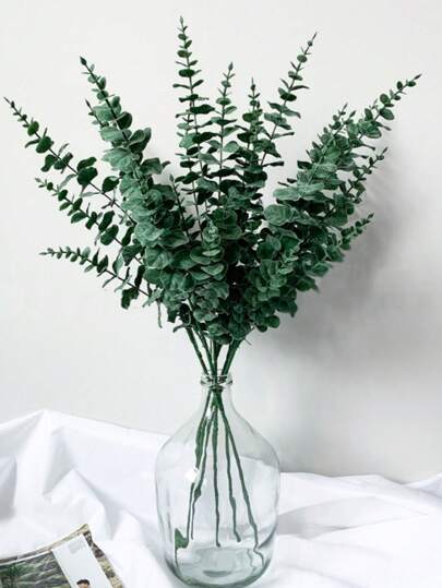 5/10/20 件人造桉树茎装饰，用于婚礼中心花卉布置农舍家居装饰