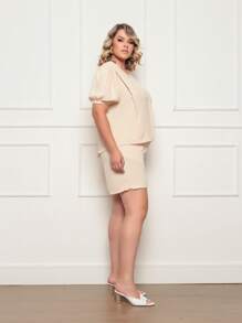 Women Two-Piece Outfits - Màu be - Xem 4