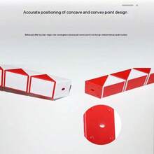 1 Pieza De Juguete Electrónico De Cubo Mágico Rubik De Serpiente Con 48 Segmentos Y Cuerda Ajustable, Juguete De Regalo De Rompecabezas - Multicolor - Ver 6