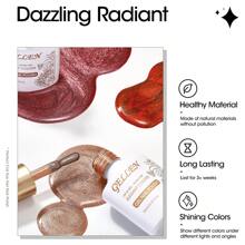 Gellen Conjunto De Esmalte Em Gel Gellen Holográfico Com Glitter E Olho De Gato Com Imã 6 Peças Conjunto De Esmalte Em Gel Uv/led Da Série Galaxy Romântica Para Manicure Diy Em Casa E Salão De Unhas Arte De Unhas