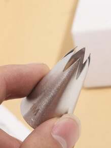 1 件/3 件/5 件/10 件/20 件/50 件裱花嘴套装，不锈钢裱花嘴，奶油蛋糕裱花嘴，适用于甜点饼干杯蛋糕，厨房配件，烘焙工具，DIY 蛋糕装饰用品 - 銀色 - 查看 8