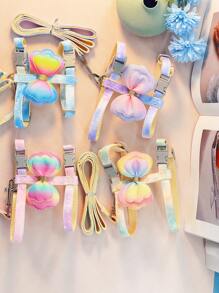 A Cute Pet Leash Wing Shaped Vest Chest Strap Teddy Small Dog Leash