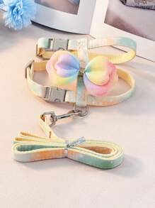 A Cute Pet Leash Wing Shaped Vest Chest Strap Teddy Small Dog Leash