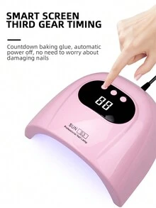 Professional Infrared Sensor Manicure Nail Lamp, Quick Curing For All UV Gel Nail Polish And Dryer Salon Tool - White - View 2