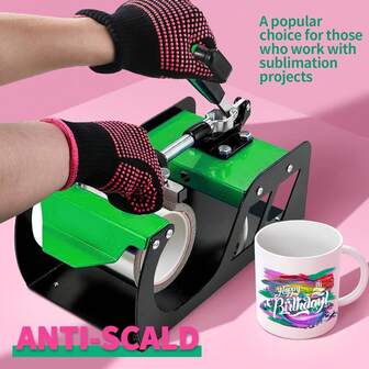 1pc Anti-Slip Heat Resistant Styling Glove With Silicone Grip, Ensures Use Of Hair Styling Tools