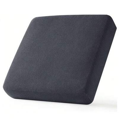 Capa de Almofada de Assento de Sofá Elástica 1 Peça, Capas de Almofada de Sofá Sob Medida, Substituição para Verificações de Almofada Individual Protetora de Assento de Sofá Jacquard Para Móveis de Almofada de Cadeira de Sala de Estar e Exteriores