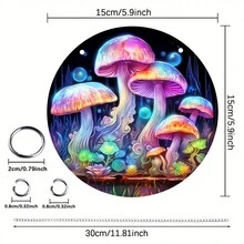 Acrylic Hình nấm Trang trí Vật rủ xuống Đối với Nhà  Đồ trang trí , Ngày lễ tình nhân , Lễ cưới , Sân vườn , Buổi tiệc Đồ trang trí , - Nhiều màu - Xem 2