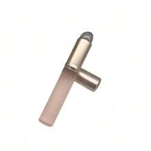 1 szt. silikonowy pędzelek do aplikacji błyszczyka do ust, przezroczysta różowa plastikowa główka z silikonową rączką i nakrętką, przenośny pędzelek do makijażu ust, miniaturowy silikonowy pędzelek do makijażu z okrągłą główką do aplikacji szminki, opakowanie z workiem przeciwkurzowym - Różowy - Zobacz 8