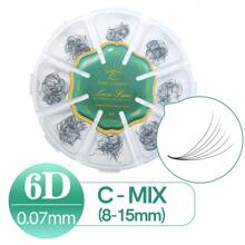 SONG LASHES SONG LASHES6D 8D 10D Abanicos sueltos Abanicos prefabricados Base puntiaguda Raíz delgada y afilada,pestañas pestans extensiones de pestañas