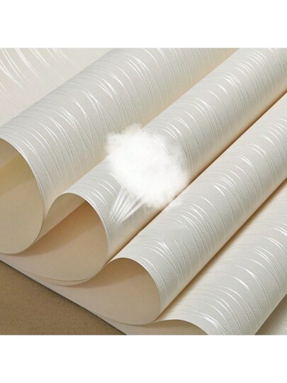 Roll Of Breathable Moderne Thickened Non Woven Wallpaper, Striped, Bedroom Living Room Home ation Full Coverage Renovation Stickers Peel Wand Panels, Paper, Wallpapers, Items Refresh Your Home, Festival Birthday Graduation view 6