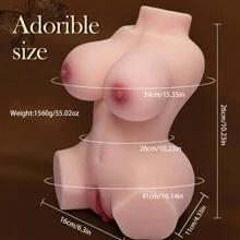 1pc Men's Sex Toy, Male Masturbator Pocket, Genital Adult Male Sex Toy Doll, Super Soft Chest, 3D Textured Vagina And Anal Tunnel Adult Sex Toy And Game,Mastuburator,Sex Ass,Sex Butt,Sex Toy Ass,Sex Toy's