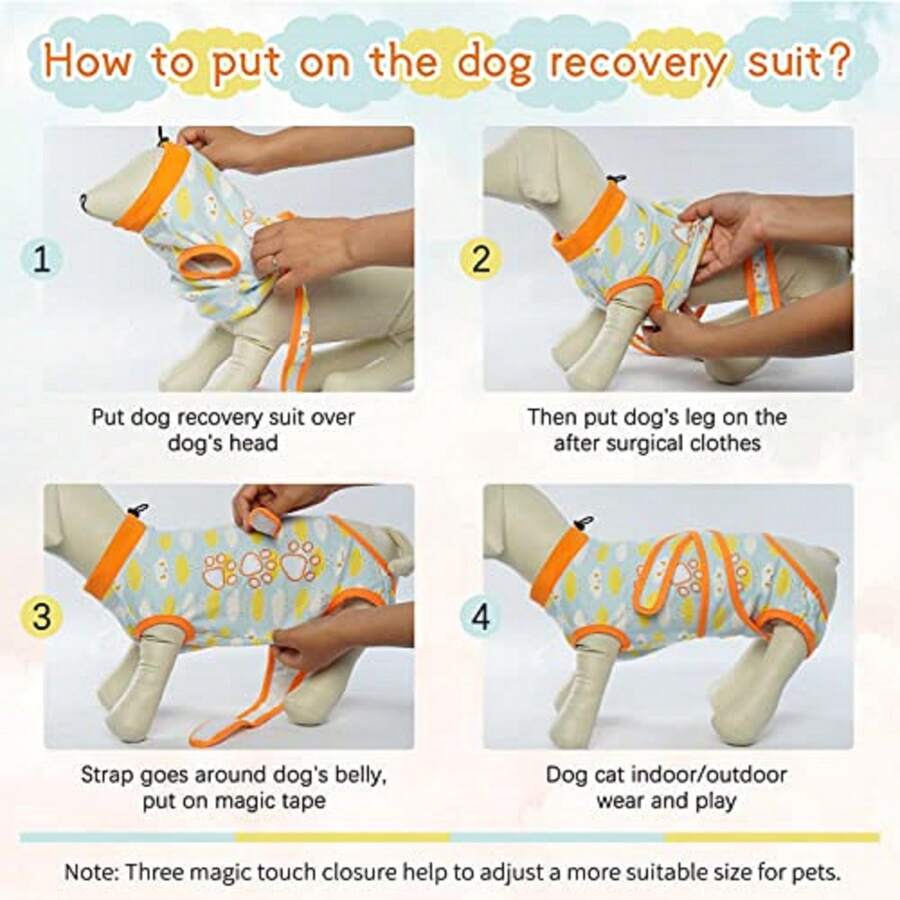 Dog Recovery Suit After Surgery For Dog Cat, Surgical Pant For Female
