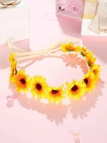 1 Băng đô hoa hướng dương thời trang hình hoa cúc dành cho nữ Phụ kiện tóc ngọt ngào và dễ thương Quà tặng trang trí hàng ngày tinh tế Quà tặng ngày lễ tình nhân Băng đô khăn xếp Băng đô thấm mồ hôi Băng đô tóc mùa thu đông cho trang phục đi nghỉ dành cho nữ - Nhiều màu - Xem 3