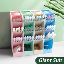 1 Máy Tính Chữ Z Bút Đa Chức Năng Để Bàn Bằng Nhựa Nhà Tổ Chức, Hình Chữ Nhật Và Đứng Đựng Bút - Nhiều màu - Xem 4