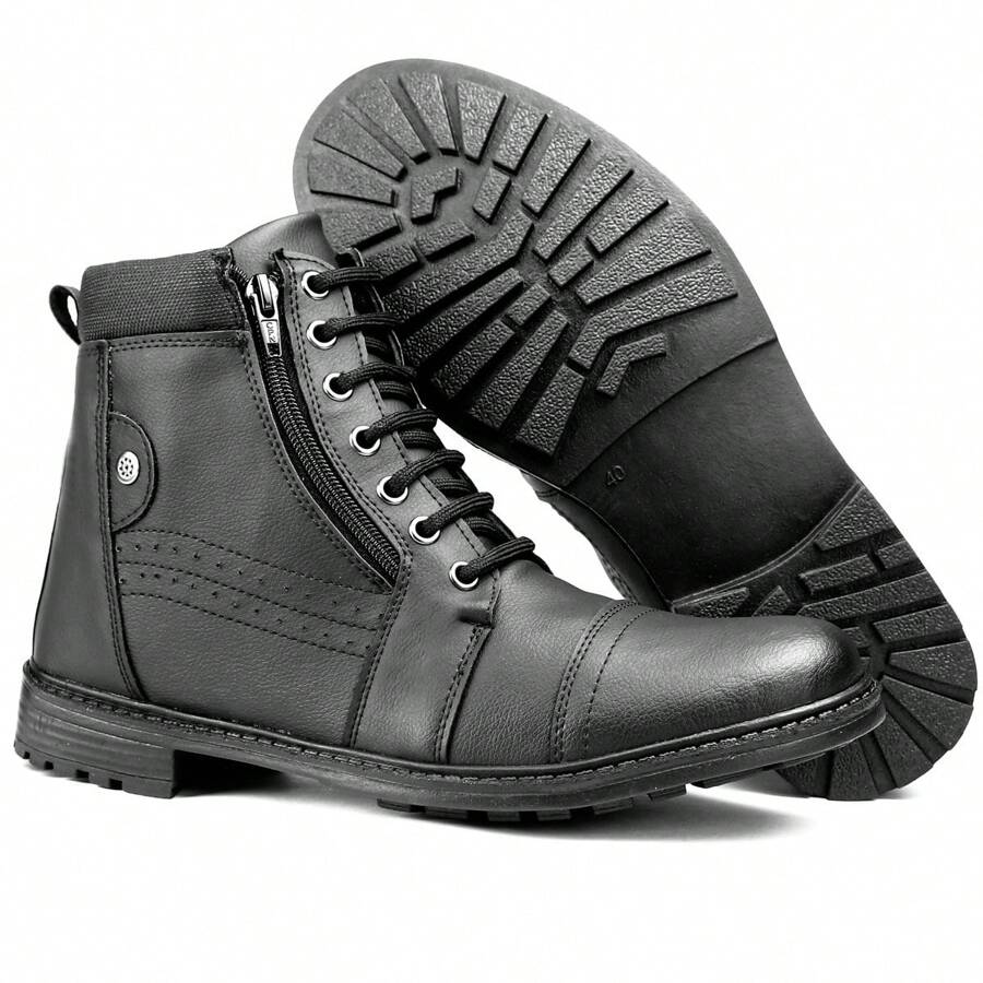 Men Boots - 黑色 - 查看 1