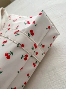 Một Đúng mốt In hoa Dung lượng lớn Gấp lại Túi tote , Túi mẹ , Thích hợp Đối với Hằng ngày Làm việc , Thời gian rảnh rỗi , Dã ngoại , Du lịch , Ngày đêm , Qủa tặng - trắng - Xem 8