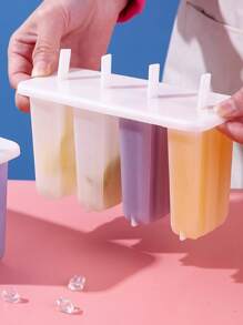 1pc DIY Popsicle Mold, Ice Cream Homemade Tool, Handmade Icecream Maker - Translucent - View 3