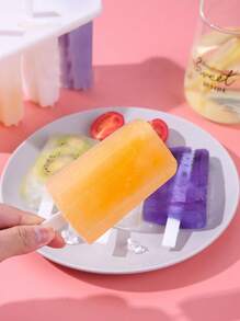 1pc DIY Popsicle Mold, Ice Cream Homemade Tool, Handmade Icecream Maker - Translucent - View 5