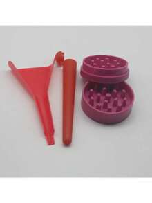 Có thể mang đi 2 lớp 55mm Máy xay Nhựa Hình nón Ống khói Bộ nạp Hình nón Ống Chất làm đầy Cỡ lớn Lưu trữ Ống Bộ - Nhiều màu - Xem 3