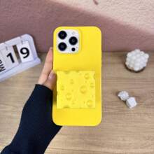 Ốp Điện Thoại Chuột Phô Mai Vui Nhộn & Dễ Thương Với Thiết Kế Có Thể Ép Siêu Chống Sốc, Bảo Vệ Toàn Diện Chống Rơi & Trầy Xước, Tương Thích Với Dòng IPhone 15/15Pro/15ProMax/14/13/12/11/XsMAX - Chuột phô mai vui nhộn và dễ thương - Xem 4