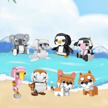 A Lovely Set Of Nano-Block Toys, Leisure Puzzle Animal Series Building Block Toys, Valentine's Day Birthday Gift Assembly Toy Set. Suitable As Creative Home DIY Decoration With An Artistic Living Room Decor. Ideal For Back To School, New Year, Easter, Valentine's Day, Birthday, And Festive Gifts.