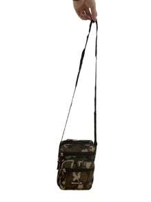 Men Crossbody Bags - 軍綠色 - 查看 2