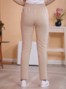 Women Two-Piece Outfits - 米色 - 查看 3