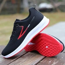 Men's Summer Breathable Sports Shoes Lightweight Non-Slip Casual Shoes Versatile 2026 New Anti-Odor Mesh - Red - View 5
