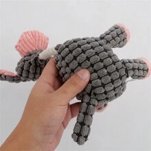 菠萝形棉绳咀嚼玩具，耐用毛绒发声互动玩具，适合猫狗 - 彩色 - 查看 6