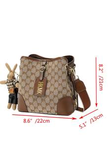 Damen Bucket Bag Umhängetasche, neue Saison 2025 Lässig Shopper Handtasche Schultertasche, Großer Platz Pendler Chic Unterarm Tasche, Mode Marke Nische vielseitig