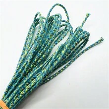 1 pieza 5 yardas Cuerda de línea dorada de 2.5mm, cuerda de nudo chino macramé para hacer joyería para pulsera Shamballa - Elige colores - Ver 8