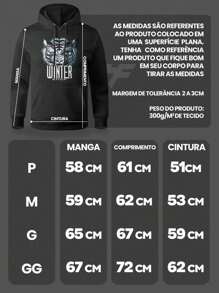 Moletom Casaco Grove ST Print GTA SA Blusa Canguru IPJ1